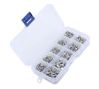 Socobeta Accessori degli Strumenti di Riparazione 500pcs / Regolazione Piatta della Testa a Rivetta Solida Rivet Anti-Loo Rivet M2 in Alluminio a Testa Piatta per l'assemblaggio dell'apparecchio