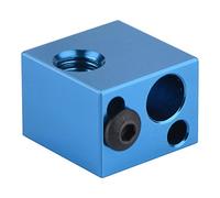 Socobeta Accessori per stampanti 3D Blocco riscaldante Hot-End in Alluminio con connessione filettata Interna - Rosso e Blu(Blu)