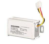 Socobeta Adattatore Affidabile per Bicicletta Elettrica da 120 W per DC 36 V-72 V A 12 10 A, Trasformatore per Bicicletta Elettrica A Risposta Rapida, Argento