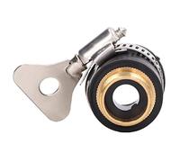 Socobeta Adattatore Connettore Rubinetto, Giunto Rapido in Ottone Resistente per Tubo dell'Acqua Giardino e Cucina 1/2 Pollice, Perdita, Universale per Tubi Giardino e Cucina