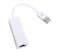 Socobeta Adattatore da USB a Ethernet Connessione Stabile Ad Alta velocità da 100Mbps per 98SE Me 2000 XP Vista 7 8 10 ABS Portatile Compatto