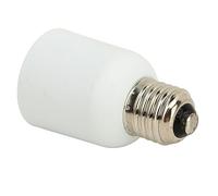 Socobeta Adattatore per Presa Luce da E27 a E40 da 2 Pezzi, Contatti in Rame, Previene la Combustione, Adattatore Base Lampadina LED, 110-240 V, Resistenza al Calore Professionale, Alta