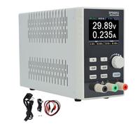 Socobeta Alimentatore CC Programmabile Alimentatore da Banco Regolabile 60 V 5 A 150 W con Design Senza Ventola per Test Elettronici (Spina europea)