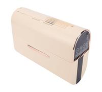 Socobeta Asciugatrice Pieghevole con Telecomando Asciugatrice Elettrica Compatta per Mini Lavanderia 39,37x210,63x13,78 Pollici (Beige)