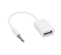 Socobeta Audio Convertitore cavo adattatore portatile da 3,5 mm maschio a USB femmina per lettore CD TV MP3