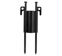 Socobeta Base per Palo per Tettoia Portatile con Nucleo in Rame, Supporto per Asta per Tenda da Sole con Dado Regolabile per stabilità, Ideale per gli Appassionati di Campeggio, Materiale in Lega di