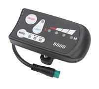 Socobeta Bicicletta elettrica Display Scooter S800 LED Display Meter con connettore Impermeabile 36V 48V Universale Bicicletta elettrica Display Meter