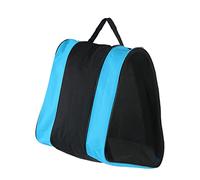 Socobeta Borsa per Pattini Borsa per Pattini a Rotelle Impermeabile Triangolare a 3 Strati Durevole per Esterni, per da Ghiaccio con Tracolla Regolabile per Adulti, Tessuto Oxford (Blu)