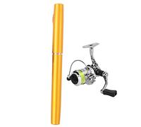 Socobeta Canna da Pesca Tascabile con Mulinello da Spinning, Mini Penna Ultra Compatta e Mulinello Combinati per la Pesca Sul Ghiaccio in Mare e Fiume