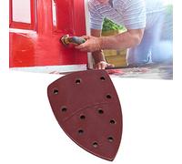 Socobeta Carta Vetrata per Mouse Fogli Abrasivi Durevoli per la Preparazione della Levigatrice Palmare, 60 Pezzi di Carta Vetrata a 11 Fori per Smerigliare e Lucidare Metallo e Legno, Mm per (180