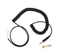 Socobeta Cavo Audio Cavo Audio a Molla Cavo a Spirale con Spina da 3,5 mm/6,5 mm Compatibile con Auricolari DT 770/770Pro/990/990Pro