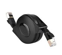Socobeta Cavo Ethernet CAT7 LAN Network Cavo RJ45 600MHz Patch Patch Cavo Ethernet Piatto Retrattile