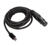 Socobeta Cavo USB C a XLR Femmina, di Registrazione a Basso Rumore, Cavo Microfonico in Materiale Premium per Uso in Studio e Sul Palco (#2)