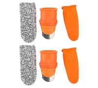 Socobeta Coltello da Pollice Set da Sei Coltelli da Giardinaggio Coltello da Pollice con Protezione per le Dita in Nylon di Gomma Picking Fingers Garden Mother Finger Knife