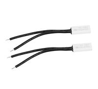 Socobeta Confezione 2 KSD9700 Interruttore di Controllo della Temperatura Normalmente Chiuso con Sonda in Plastica a Risposta Rapida per Controllo della Temperatura, Protezione Termica (130℃)