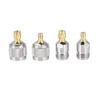 Socobeta Connettore Adattatore coassiale SMA 4PCS Adattatore da SMA a N Adattatore N Maschio/Femmina a SMA Femmina/Maschio Connettore Adattatore coassiale RF