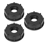 Socobeta Connettore Serbatoio IBC Adattatore di Scarico Filettato Grosso 3 Pezzi per Serbatoi IBC di Controllo Liquidi Materiale ABS per Botti (G3/4)