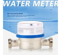 Socobeta Contatore per Acqua Fredda in Plastica per la Casa da Giardino Strumenti di Misurazione da Tavolo a Secco per Flusso D'acqua Singolo Design Compatto per la Maggior Parte delle Applicazioni di