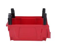 Socobeta Contenitore Portaoggetti per Garage Robusto Organizzatore di Parti Contenitore Sospeso Sul Retro per Magazzino di Ufficio (Rosso)