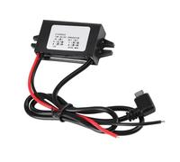 Socobeta Convertitore DC-DC 12V a 5V con Protezione Sovracorrente per Smartphone Auto, Regolatore di Tensione Micro USB di Livello Industriale, Antiurto per Display LED