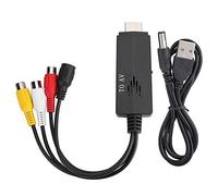 Socobeta Convertitore Video Adattatore da HDMI a AV 1080P HD Cavo Adattatore Portatile da Maschio a Femmina per TV VCR Dvd