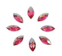 Socobeta Cristalli Treasure Gems Cristalli Finti, Tavolo da Matrimonio Scatter Coriando di Nozze per la Doccia da Sposa Decorazioni per Feste di Vaso (rosa rosso)