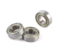 Socobeta Cuscinetti a Sfere in Miniatura 10 Pezzi, Cuscinetti in Acciaio 688zz in Metallo a Doppia Schermata a Doppia Schermata 8 × 16 × 5mm Basso Rumore per Industria