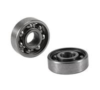 Socobeta Cuscinetto a Sfere in Miniatura in Acciaio 608 10 Pezzi per Progetti con Albero/asta 8 Mm, Elettrodomestici, per Vari Progetti, Giocattoli, Porte e