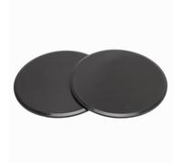 Socobeta Dischi Scorrevoli Compatti a Doppio Lato Core Slider da 2 Pezzi per Allenamento Completo del Corpo Fitness a Casa Viaggi 7 Pollici (Nera)