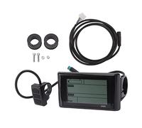 Socobeta Display LCD per Bici Elettrica S900 24V 36V 48V, Pannello del Misuratore di Visualizzazione Registrazione in Tempo Reale Impermeabile per Bici Elettrica per Scooter Cavalcare