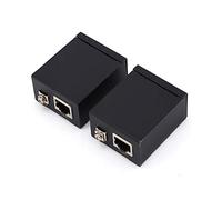Socobeta Extender VGA 60M VGA a RJ45 Adattatore di Rete Trasmettitore Ricevitore Cavo Ethernet CAT-5/6
