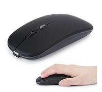 Socobeta Facile da trasportare Comodo Mouse Wireless di Piccole Dimensioni Mouse Ricaricabile Mouse Wireless 2.4G Mouse Wireless per PC per Bluetooth