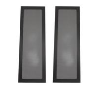 Socobeta Filtro Antipolvere per Ventola PC da 120 X 360 Mm, Griglie Filtro Ventola per Computer in PVC con Fori Ultra Fini per Ventola di Sfiato Alimentatore per Case del PC (Nero)