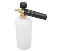 Socobeta Flacone Spray per Schiuma per Autolavaggio da 1 Litro con Ugello Regolabile con Connettore Rapido G1/4 per la Pulizia della Schiuma di con Idropulitrice