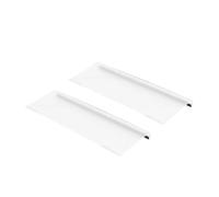 Socobeta Grande Supporto Antiscivolo per Tastiera Computer per la Digitazione Ergonomica in Ufficio a Casa - PMMA Resistente, 43,2 X 14,5 X 3 Cm, Confezione da 2 (#)