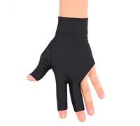 Socobeta Guanto da Biliardo in Spandex Guanto a Tre Dita Guanti da Biliardo Traspiranti e Confortevoli Guanto da Biliardo per Mano Sinistra per Guanto Sportivo da Biliardo