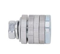 Socobeta Kit Adattatore per Smerigliatrice Angolare Design Pratico della Filettatura Testa del Convertitore per Scanalatrice per Scanalatura Lega di Alluminio Argento per Progetti di Miglioramento