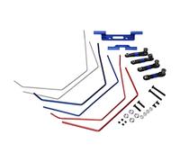 Socobeta Kit Barra Antirollio Larga Anteriore e Posteriore RC Parti di Aggiornamento in Lega di Alluminio per Slash 2WD 1/10 RC Car