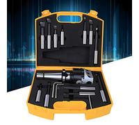 Socobeta Kit di Bit Buming Noioso, Set di Testa Noioso 40 Croni con 1 X Boring Asta con Chiave per Automobilistica (NT40-F1-18-12PCS)