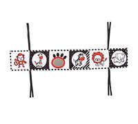 Socobeta Libro in Stoffa per Bambini in 4 Stili, Libro Morbido Educativo Precoce con Specchio Divertente per lo Sviluppo del Cervello Infantile Coordinazione Occhio Mano Giocattolo per (Animale)