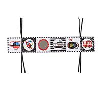 Socobeta Libro in Stoffa per Bambini in 4 Stili, Libro Morbido Educativo Precoce con Specchio Divertente per lo Sviluppo del Cervello Infantile Coordinazione Occhio Mano Giocattolo per (Trasporti)