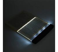 Socobeta Luce da Lettura a LED, Lightwedge Luce da Libro in Brossura per Lettura Notturna Lastra LED Luce Calda per Leggere Proteggi Gli Occhi