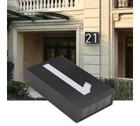 Socobeta Luce Solare per Segnaletica a LED Tasso di Conversione Elevato a Risparmio Energetico per Cancelli di Negozi Cancelli di Ville a Parete ABS + PC 1pz per Negozio di Hotel (Numero 1)