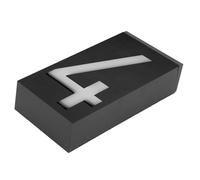 Socobeta Luce Solare per Segnaletica a LED Tasso di Conversione Elevato a Risparmio Energetico per Cancelli di Negozi Cancelli di Ville a Parete ABS + PC 1pz per Negozio di Hotel (Numero 4)