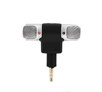 Socobeta Microfono Mini Microfono Regolabile Stereo Universale ad Alta sensibilità Resistente all'Usura con Spina da 3,5 mm placcata in Oro