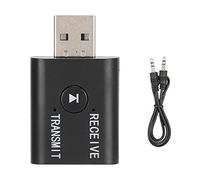 Socobeta Mini Ricevitore Bluetooth Stereo Trasmettitore Bluetooth Portatile Durevole Professionale per Computer, TV, proiettore, Telefono Cellulare