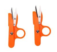 Socobeta Mini Tagliafilo da 2 Pezzi, Forbici da Cucito Ergonomiche con Passanti per le, Taglierina Efficiente per Tessuti e Lavori Artigianali, Acciaio Inossidabile, 12 X 5 Cm