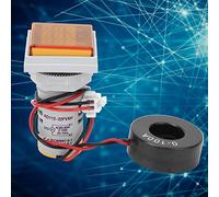 Socobeta Misuratore di Corrente di Tensione Elettrica, Display a 3 Cifre Lettura Chiara Funzionamento ESECIFICARE MULTIFUNZIONE TENTAGE AC MULTIFUNZIONE LARGO SQUADE 60V-500V per l'uso (Giallo)