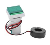 Socobeta Misuratore di Corrente di Tensione Elettrica, Display a 3 Cifre Lettura Chiara Funzionamento ESECIFICARE MULTIFUNZIONE TENTAGE AC MULTIFUNZIONE LARGO SQUADE 60V-500V per l'uso (Verde)