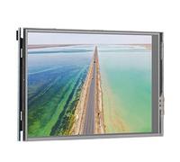 Socobeta Monitor Display RPi Nuovo Monitor Touch resistivo da 3,5 Pollici Versione aggiornata Compatibilità Ampia HD con Touch Screen resistivo Compatibile con Pi 4B / 3B + / 3B / 2B